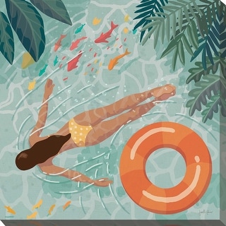 "Beach Babes IV (Square)" Print on Canvas - Bed Bath & Beyond - 36683342